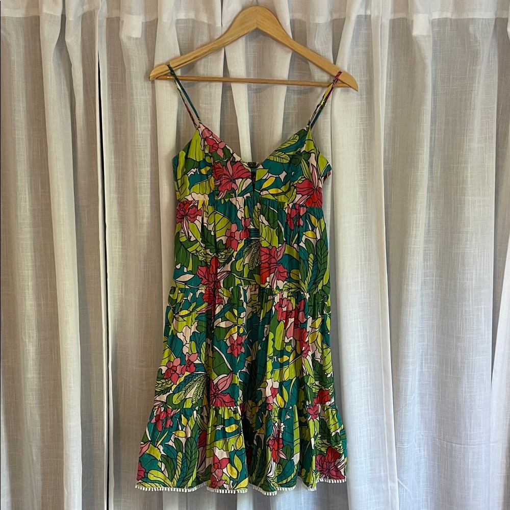 Tori Richard Fantasy Island Floral Multicolor Summer Dress
